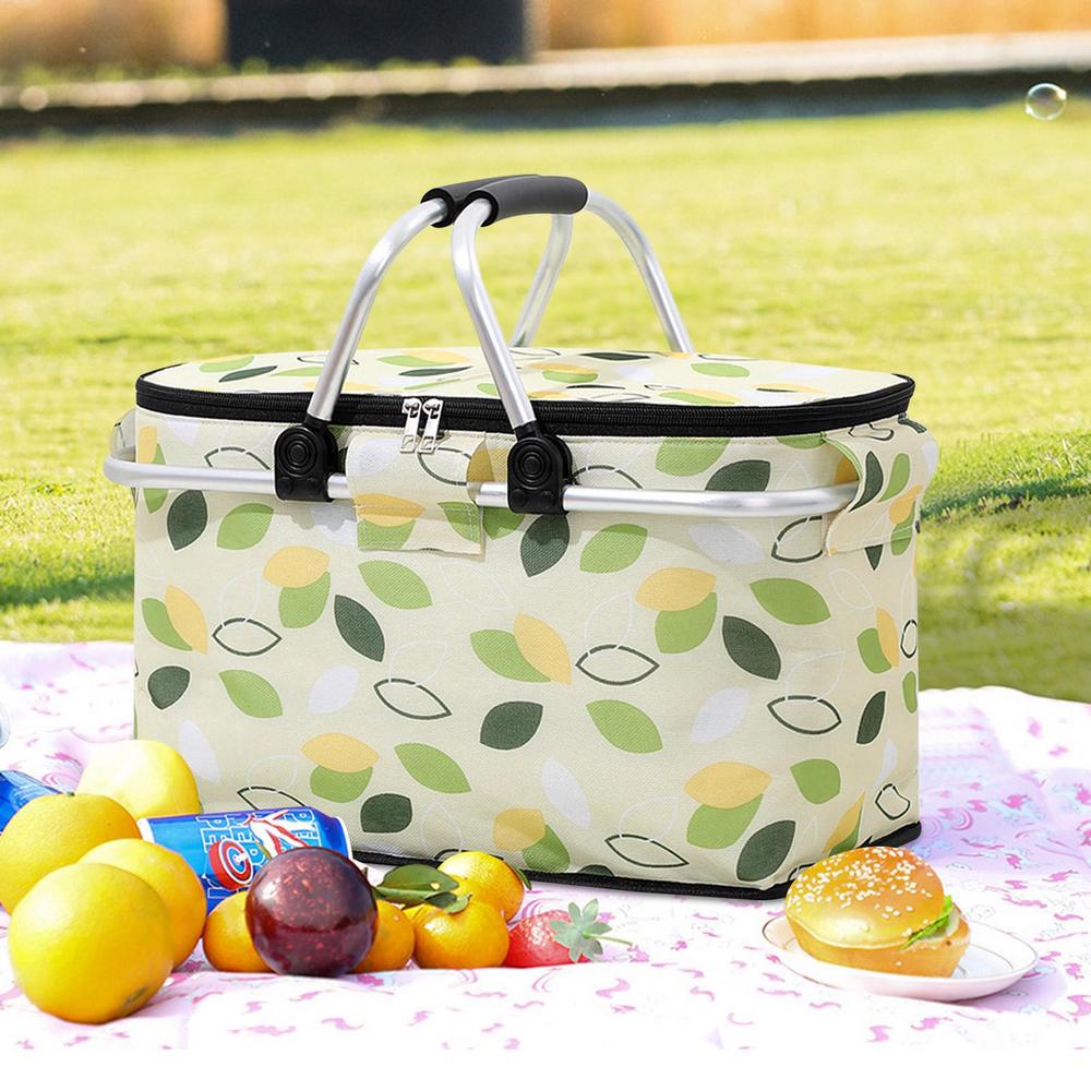 Foldable Insulated Picnic Basket