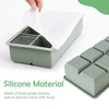 Big Size 8 Grid Silicone Ice Cube Tray (With Lid)