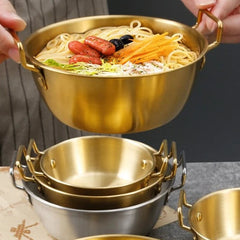 Stainless Steel Golden Snack Bowl