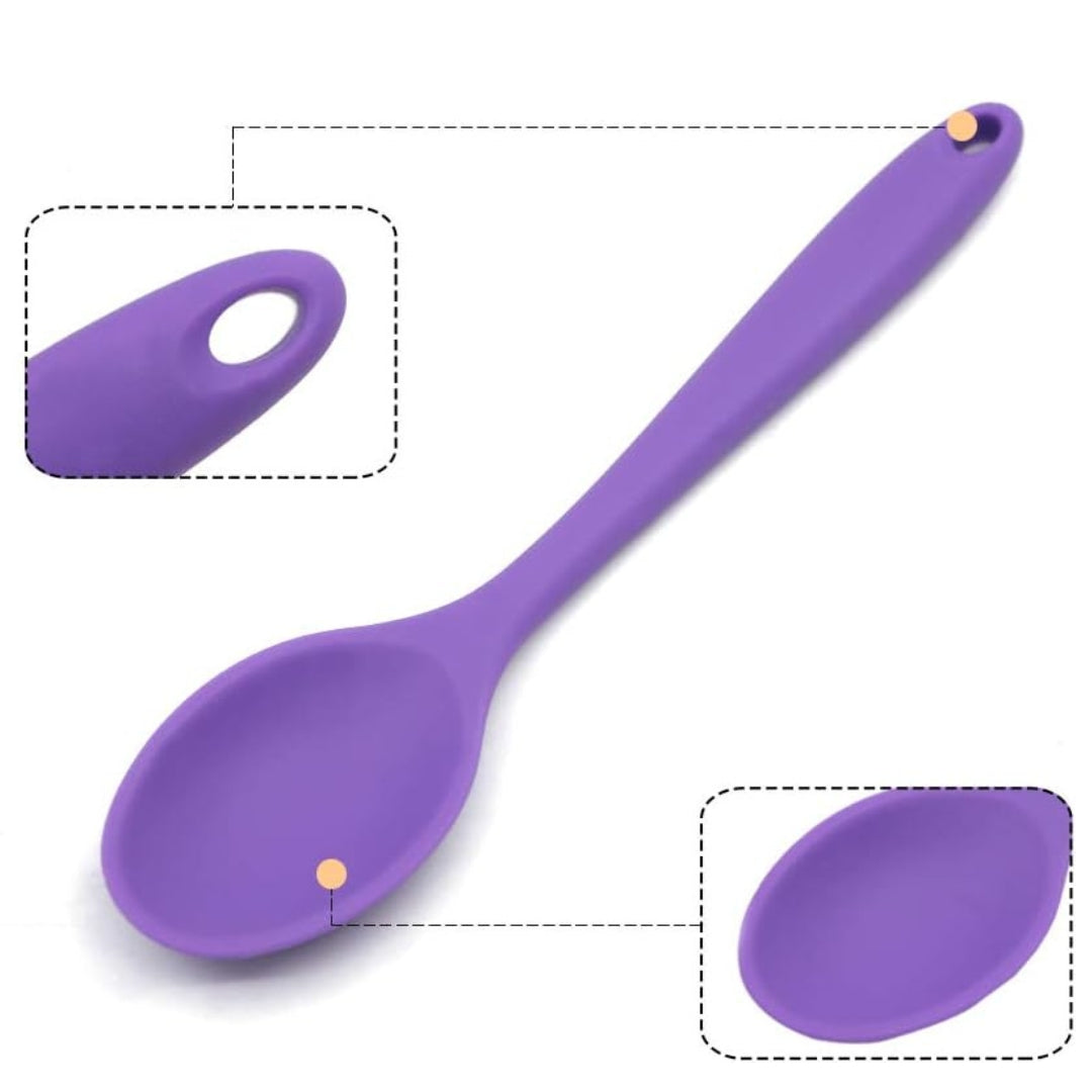 Heat-Resistant Silicone Spoon