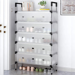 6 Layer Metal Shoe Organizer Rack