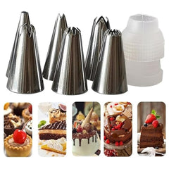 8 Pcs Cake Nozzle Set with Converter