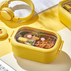 2 Compartment Stainless Steel Lunch Box