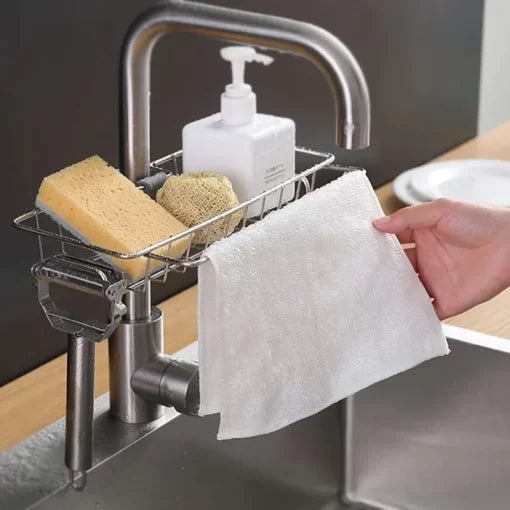 Stainless Steel Kitchen Sink Organizer Rack
