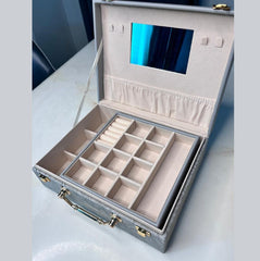 Luxury Self Textured Jewelry Case
