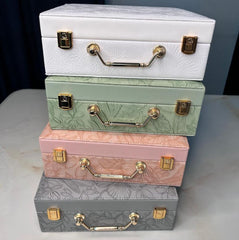 Luxury Self Textured Jewelry Case