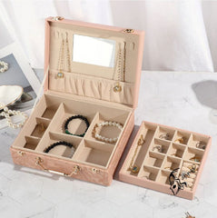 Luxury Self Textured Jewelry Case