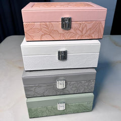 Single Layer Embossed Jewelry Box