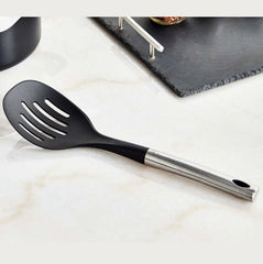 Steel Handle Nonstick Cooking Spoon-D2
