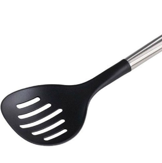 Steel Handle Nonstick Cooking Spoon-D2