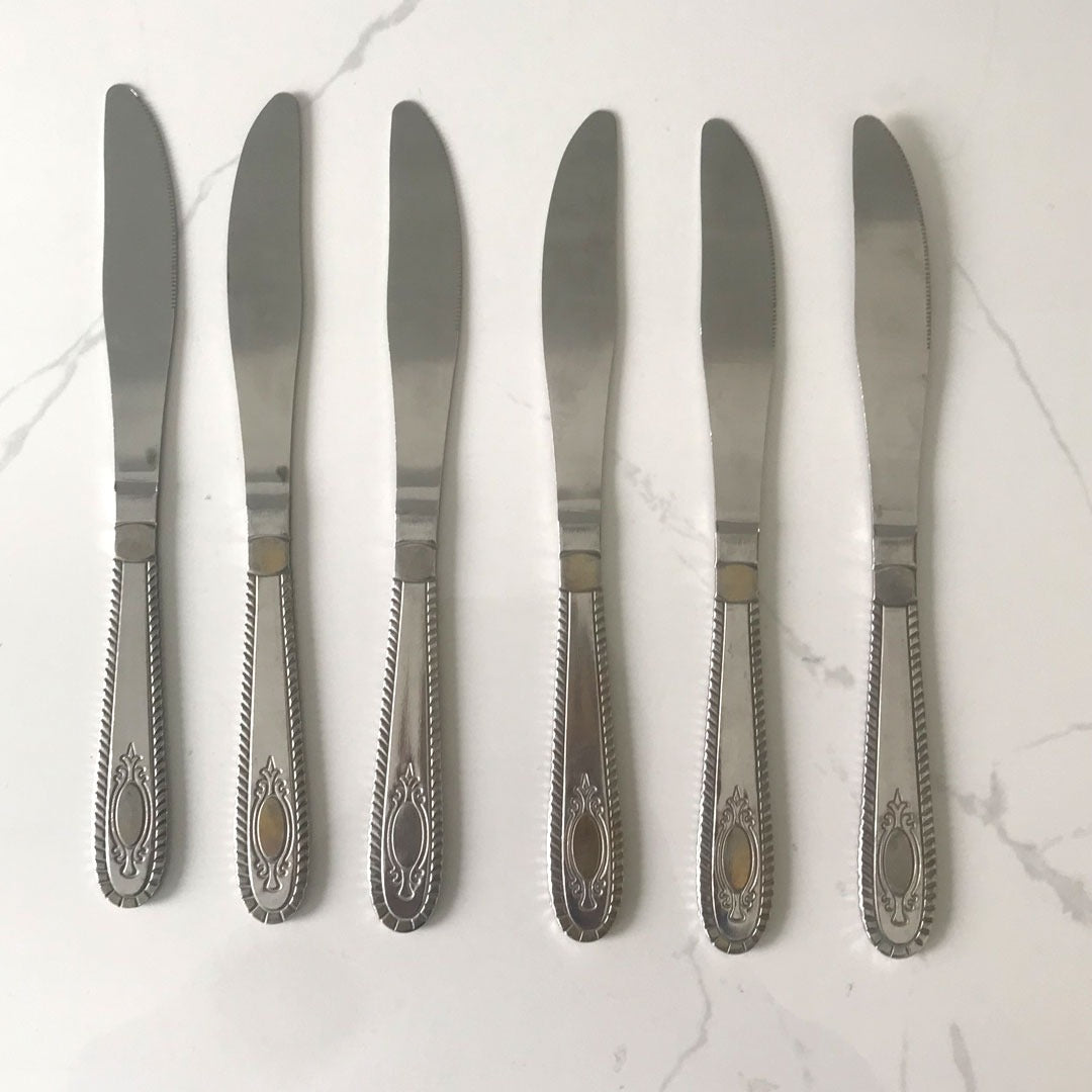 24-Pcs Elegant Cutlery Set With Stand (Minor Damage)