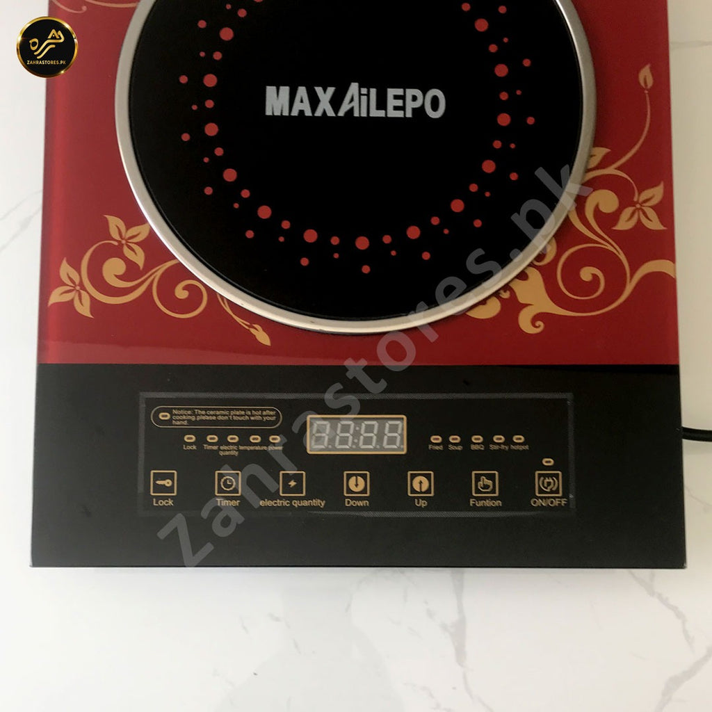MAXAILEPO Induction Cooker with Blue Lighting (MA224) Zahra Stores