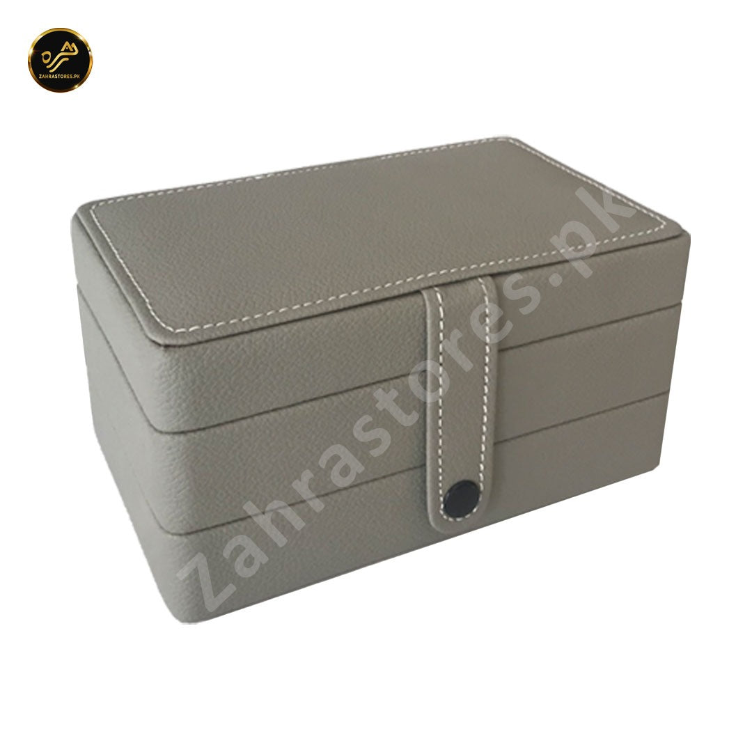 2 Layer Portable Travel Jewelry Case