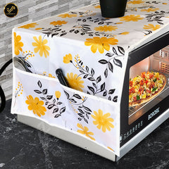 Double Pockets Dust Covers Microwave Oven