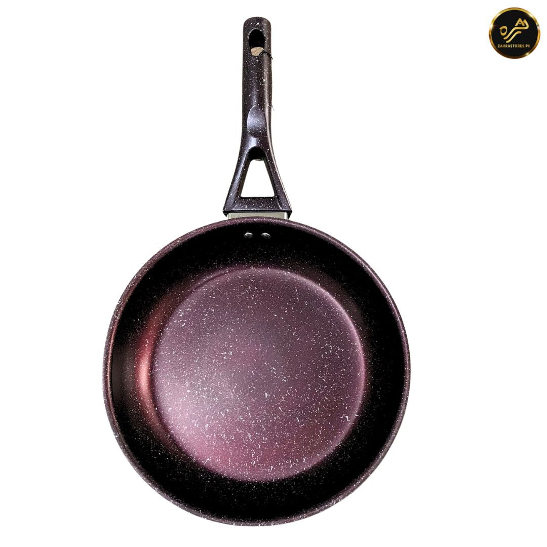 XELENT Marble Frying Pan 24cm (Mehroon)