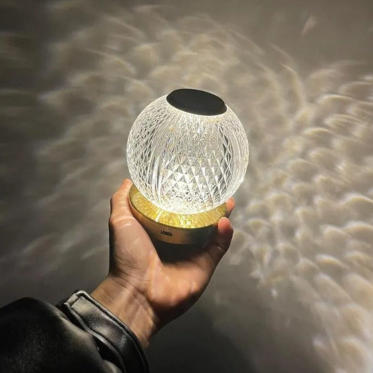 Mini Round Ball Acrylic Crystal LED Lamp