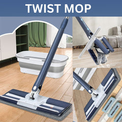 Deep Cleaning Rectangle Twist Mop