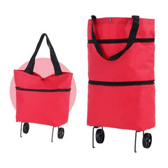 Collapsible Oxford Bag With Wheels