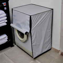 Dustproof Front Load Washing Machine Cover (Light Grey)