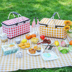 Foldable Insulated Picnic Basket