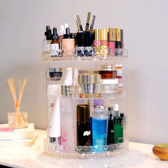 360 Degree Rotating Makeup Organizer