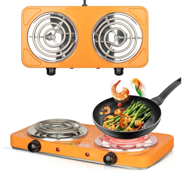 Electric Double -Burner Spiral Stove Hot Plate