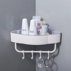 Punch Free Wall Corner Bathroom Shelves