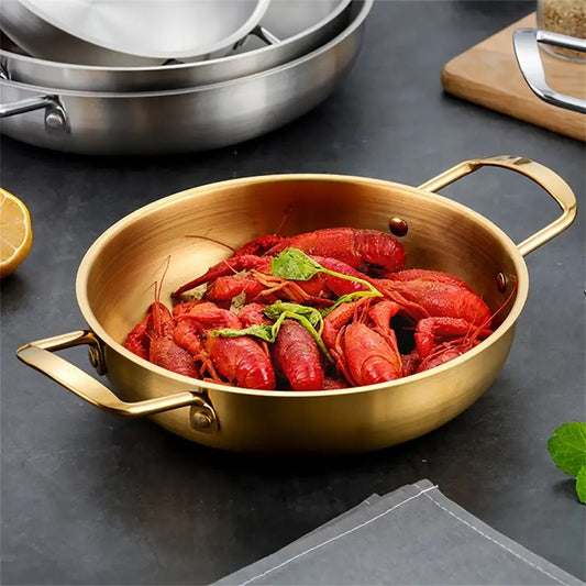 Stainless Steel Golden Pot (18cm)
