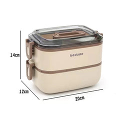 2 layer Stainless Steel Insulated Box Lunch