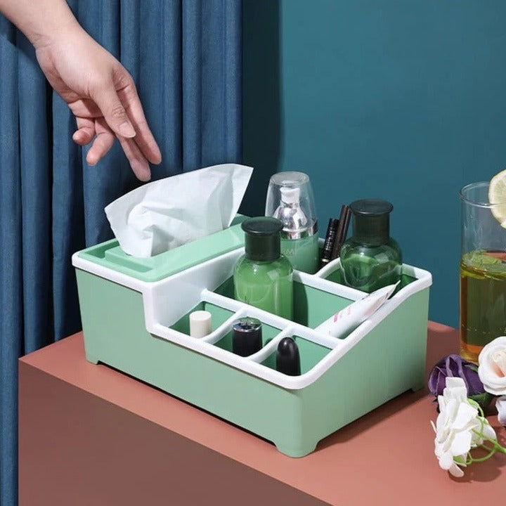 Multifunctional Tissue Box With Storage Box