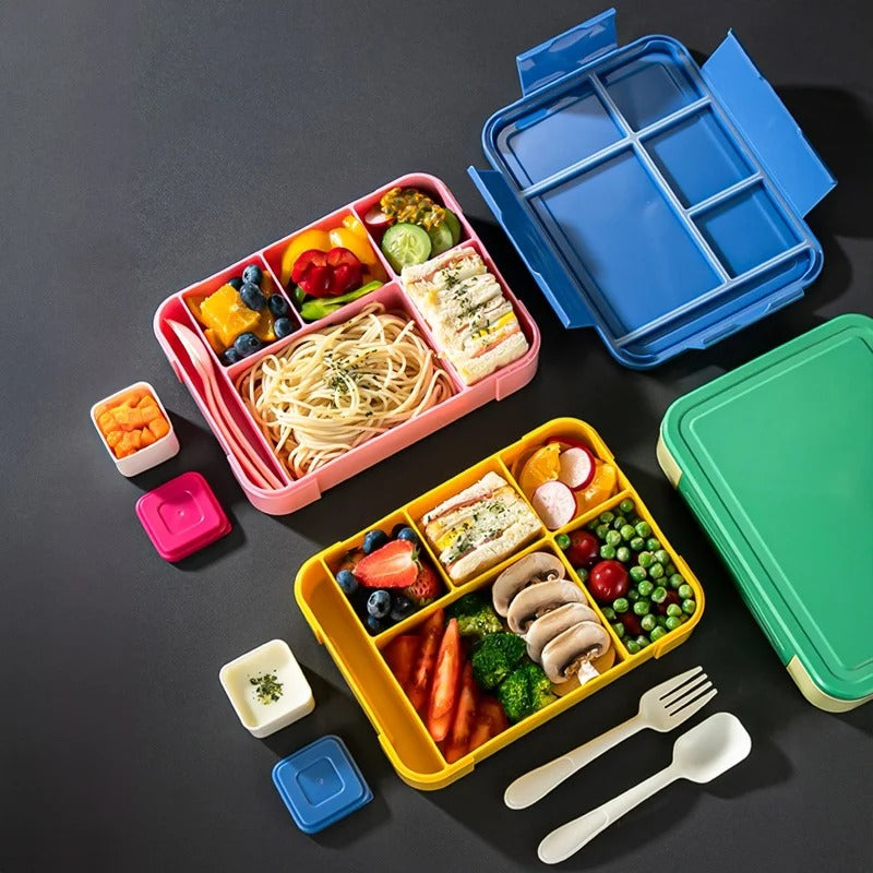 Leak-Proof 6 Compartments Lunch Box