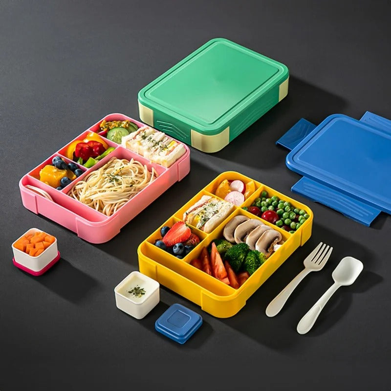 Leak-Proof 6 Compartments Lunch Box