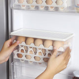 Egg Storage Box with 3 Egg Trays