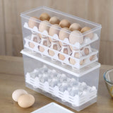 Egg Storage Box with 3 Egg Trays