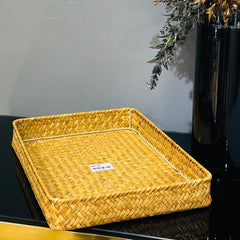 Cane Serving Tray-Medium