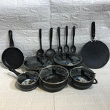 Dessini Cookware Set 17 Pcs-Black