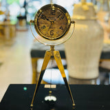 Golden Standing Clock