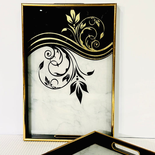 1 Pc Italian Square Tray-L