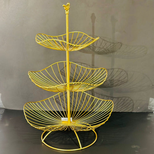 4 Layer Golden Fruit Basket