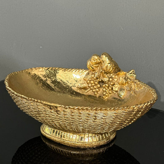Golden Sparrow Decor Bowl