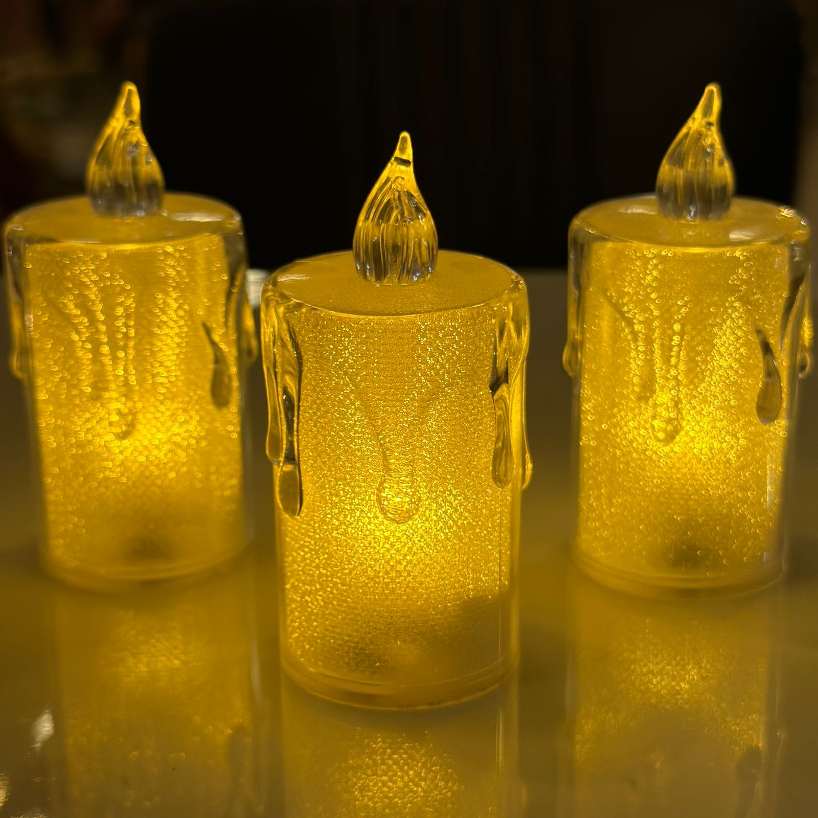 Acrylic Led Candle -D2