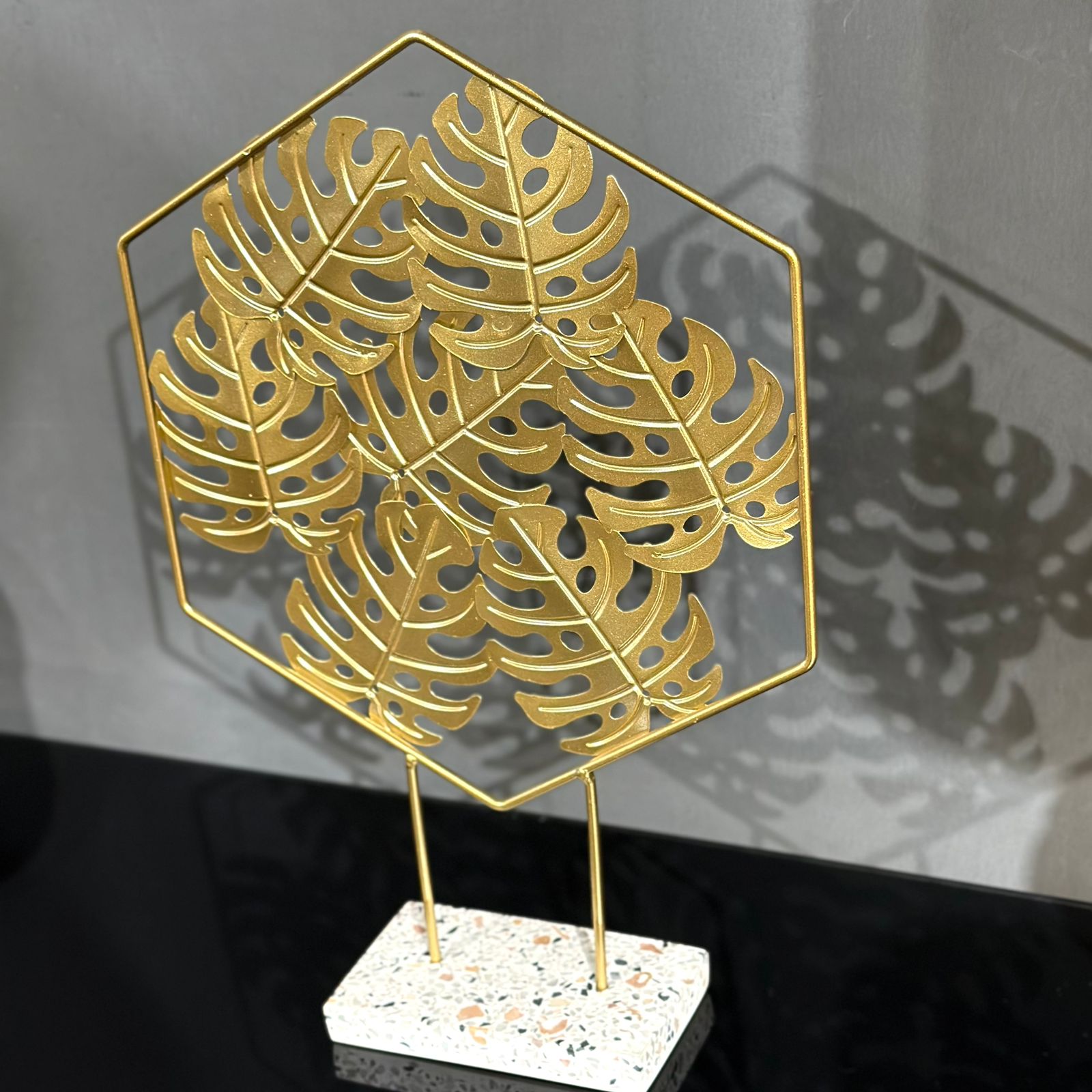 Metal Decoration Leaf Stand