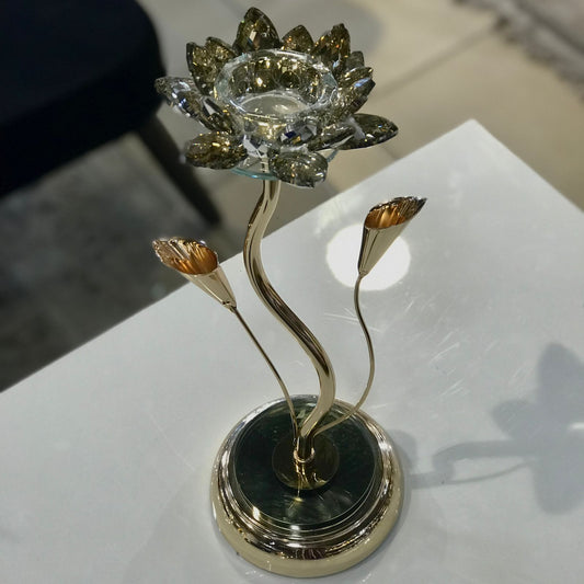 Crystal Candle Stand Large-1117