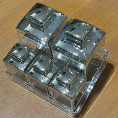 5 Piece Acrylic Jar Set-D1