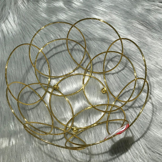 Fruit Basket Ring Design-Golden