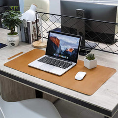 Leather Desk Mat-Mustard