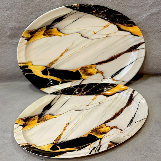 Melamine Oval Tray -D2