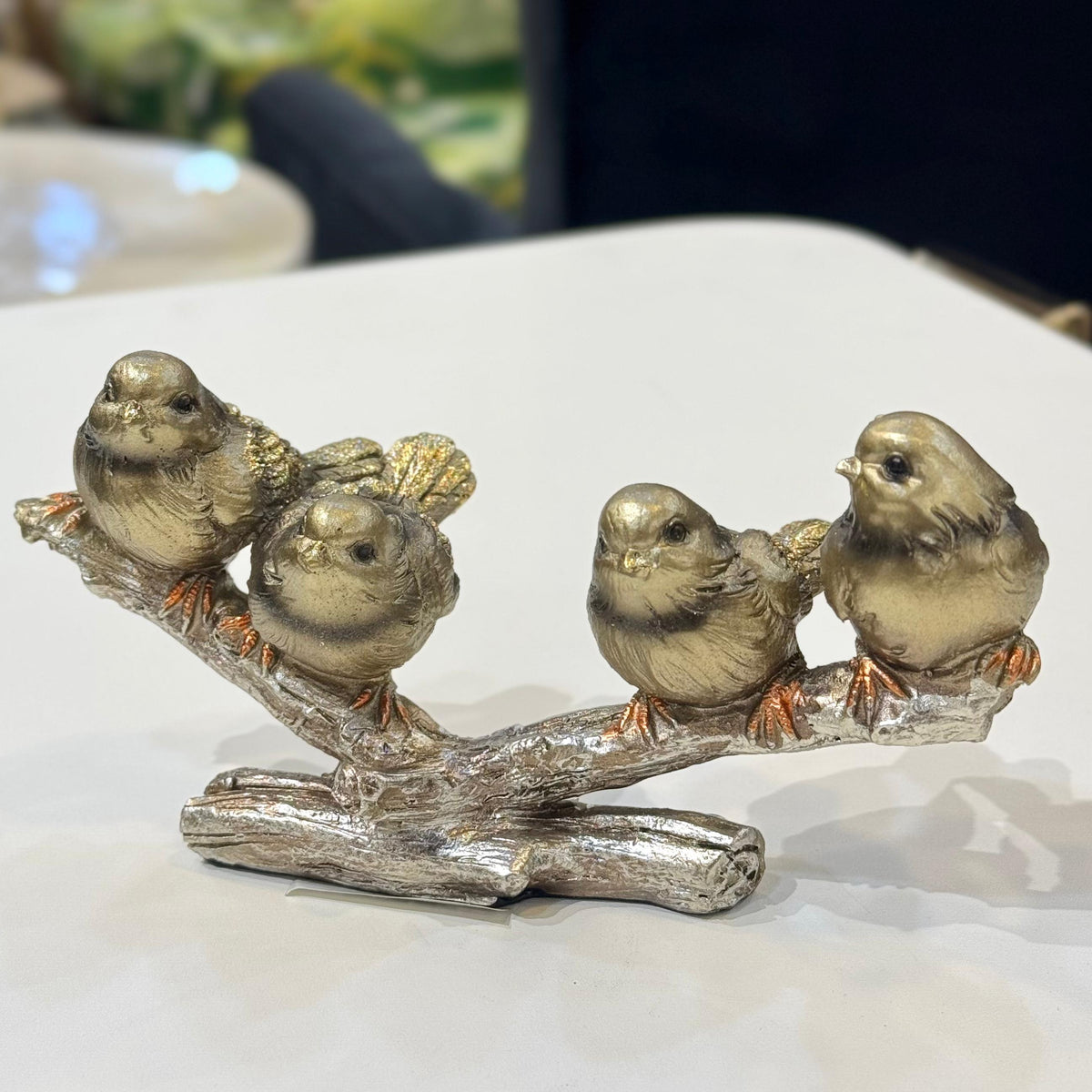 Resin Sparrows on Bunch Statue