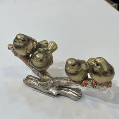 Resin Sparrows on Bunch Statue