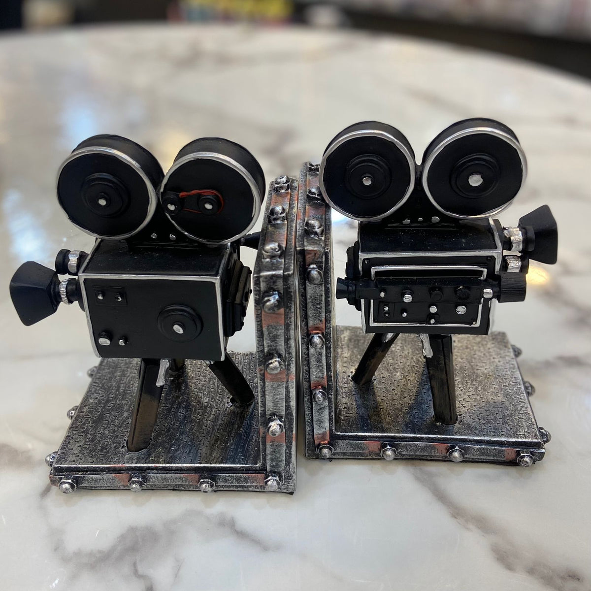 Vintage Camera Bookends